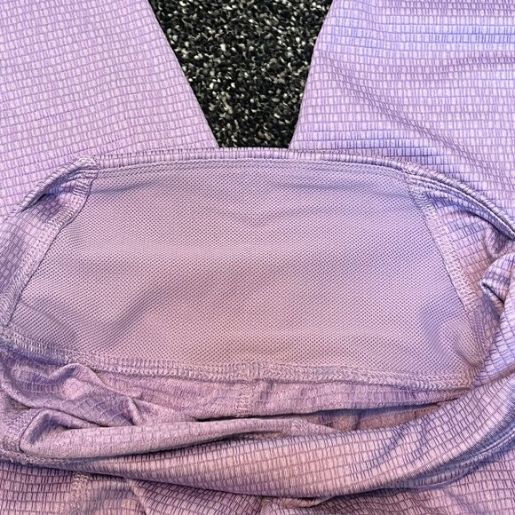 Under Armour Women's Cropped Purple Leggings Size Small - Picture 5 of 6